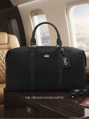 Dolce & Gabbana Kotwal Crown Duffel Extra Large Bag in Black